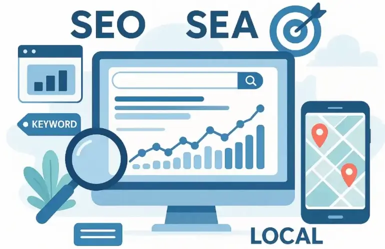 Le SEO, le SEA et le référencement local : Comment améliorer votre visibilité en ligne ?